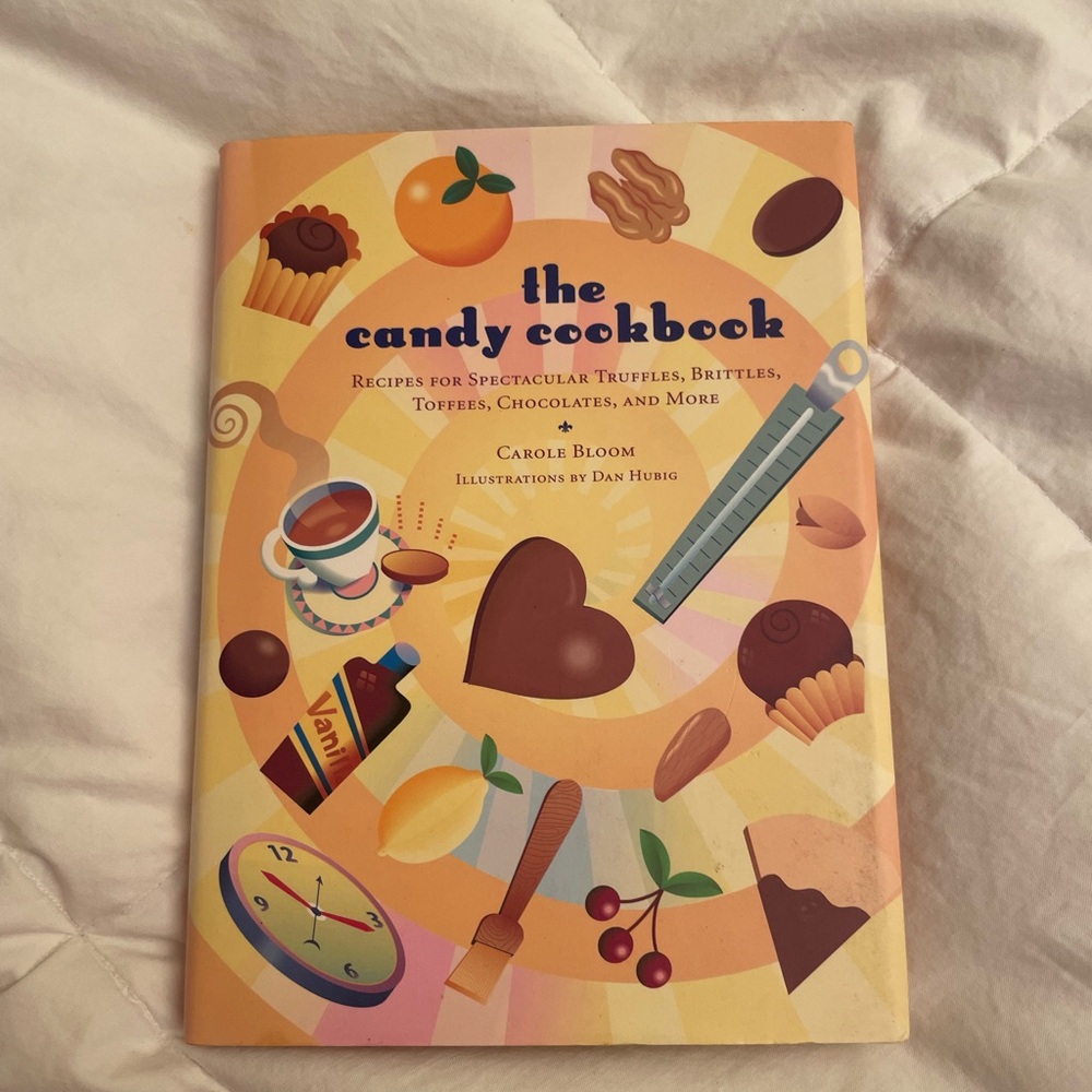 The Candy Cookbook - Illustrated Dessert Recipes (Yellow/Orange)